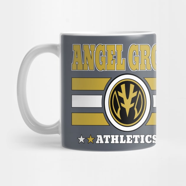 Angel Grove Athletics - White by Vitalitee